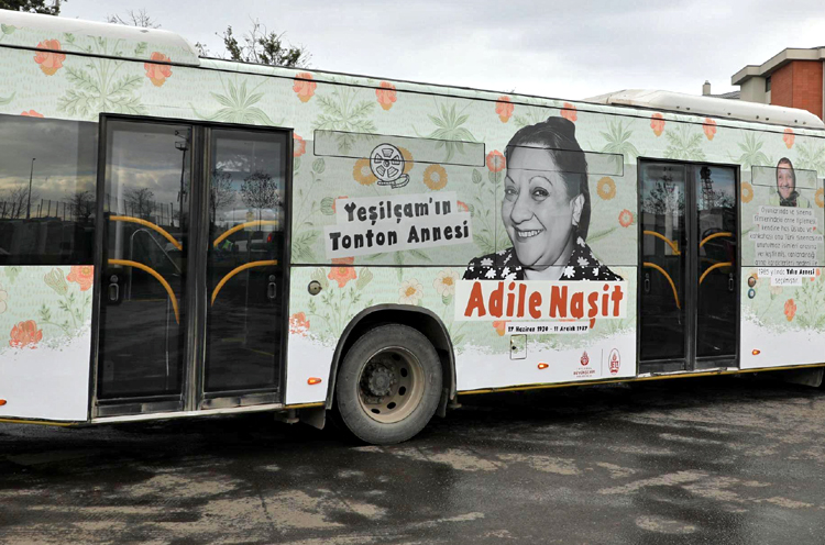 İETT’den Adile Naşit için özel vefa otobüsü