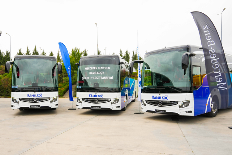 Kâmil Koç, 100. yılına Mercedes-Benz Türk otobüsleriyle ilerliyor