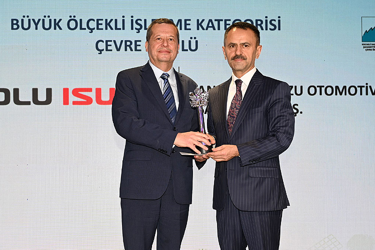 Anadolu Isuzu’nun çevre performansına Kocaeli Sanayi Odası’ndan ödül